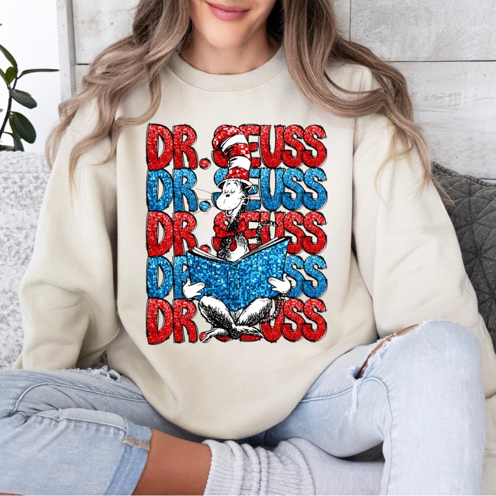 Dr. Seuss Reading Sweatshirt